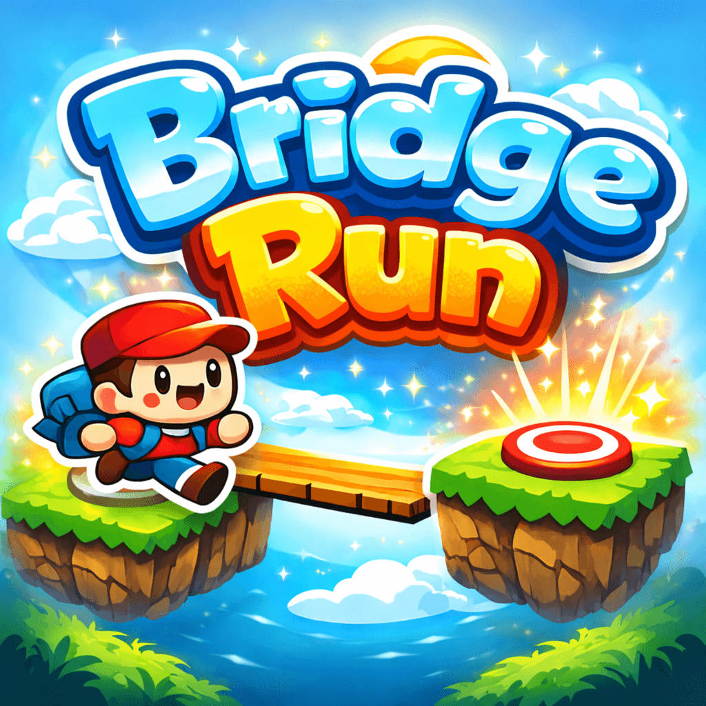 Bridge Run - Build, Cross & Don't Fall! - free online game thumbnail