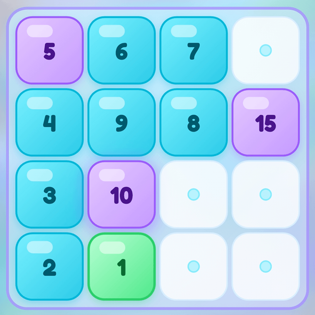 Number Chain: Logic Grid Puzzle - free online game thumbnail
