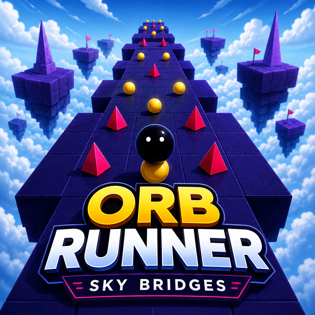 Orb Runner: Sky Bridges - Endless Sky Runner - free online game thumbnail