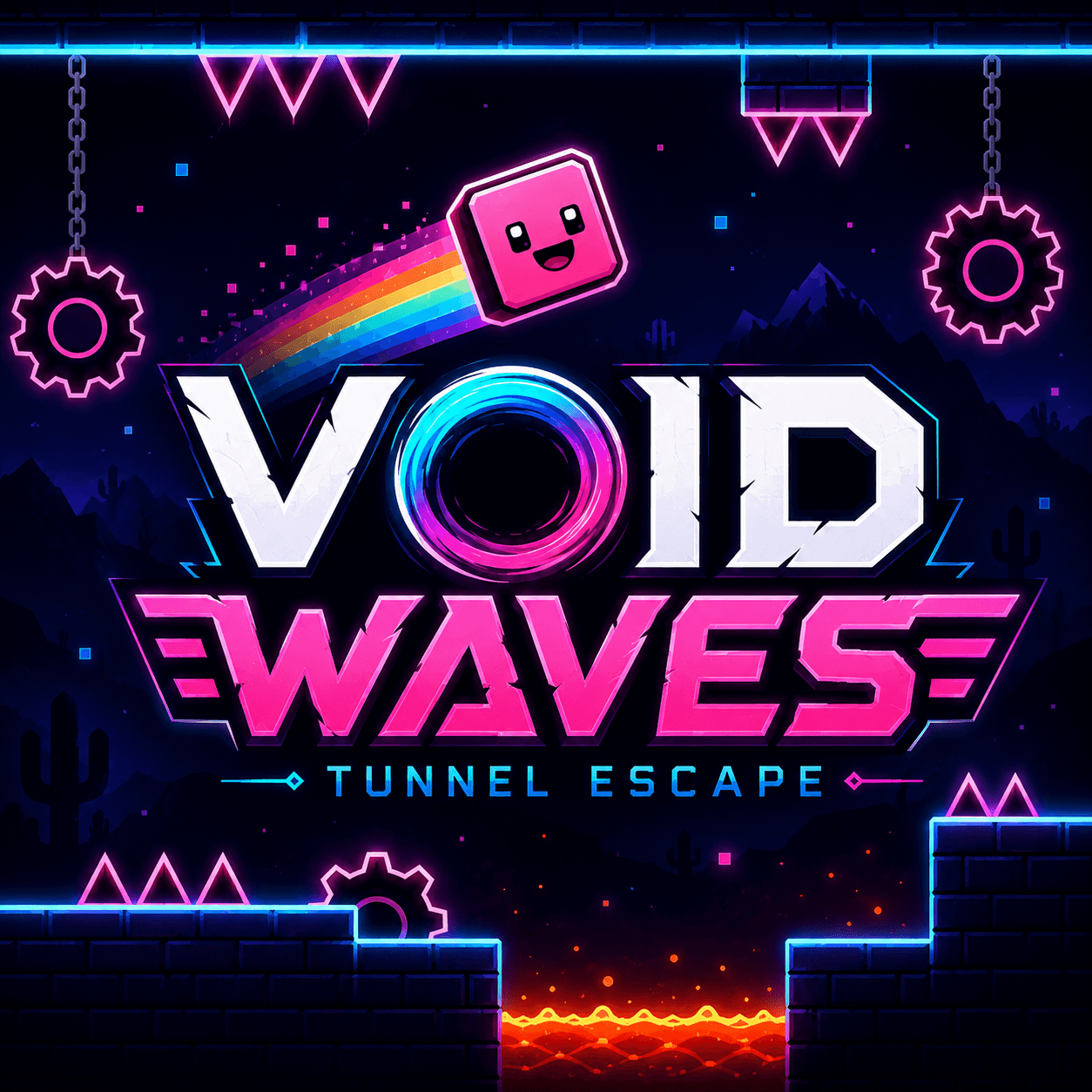 Void Waves: Tunnel Escape - One-Button Tunnel Flyer - free online game thumbnail